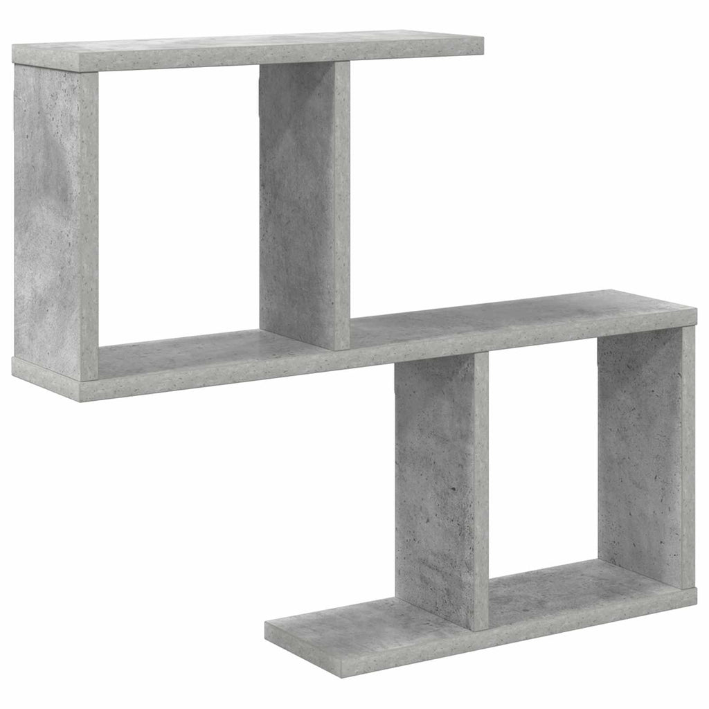 vidaXL Półka ścienna Betonowy szary 60 x 12 x 50,5 cm
