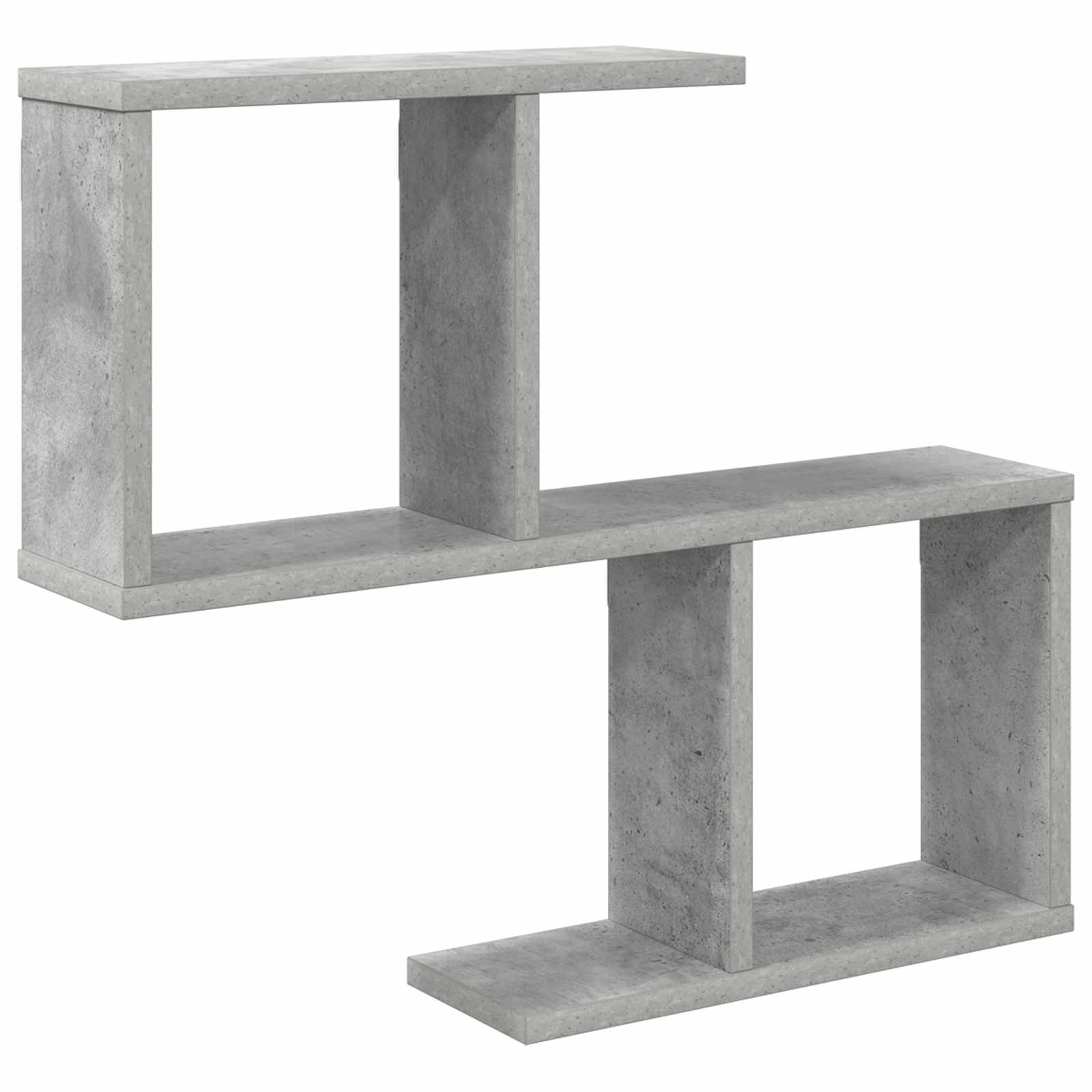 vidaXL Półka ścienna Betonowy szary 60 x 12 x 50,5 cm