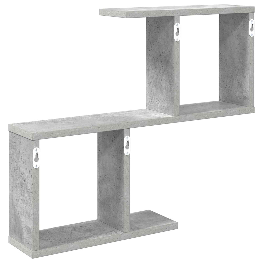 vidaXL Półka ścienna Betonowy szary 60 x 12 x 50,5 cm