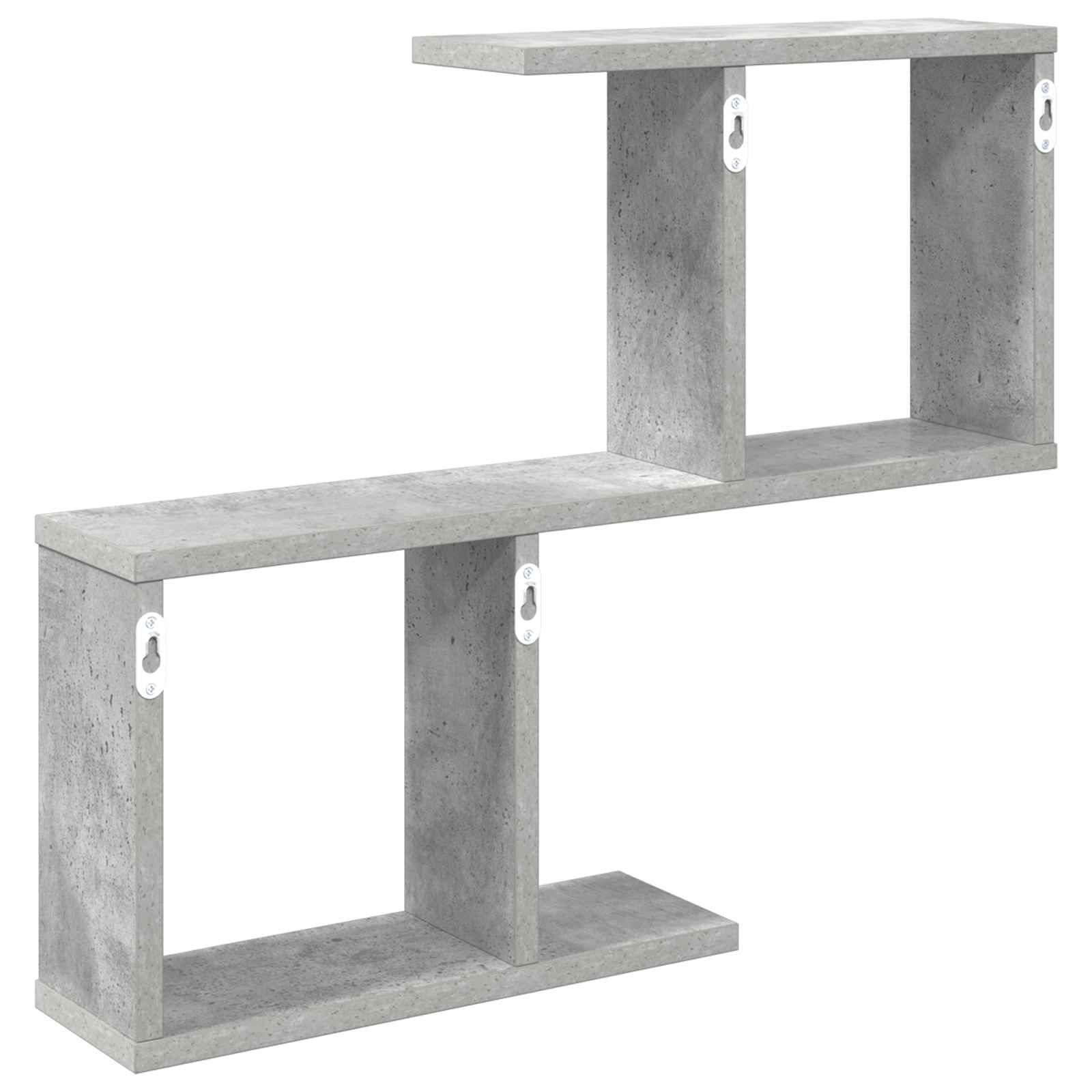 vidaXL Półka ścienna Betonowy szary 60 x 12 x 50,5 cm