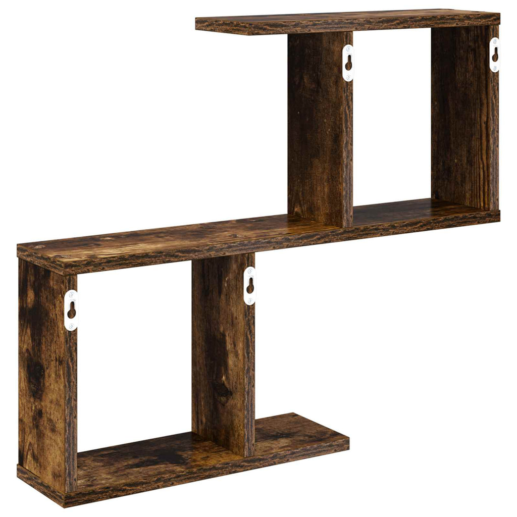 vidaXL Półka ścienna Dąb wędzony 60 x 12 x 50,5 cm Drewno inżynieryjne