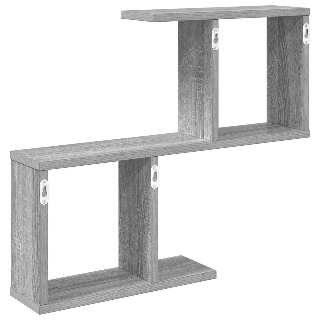vidaXL Półka ścienna Szary Sonoma 60 x 12 x 50,5 cm