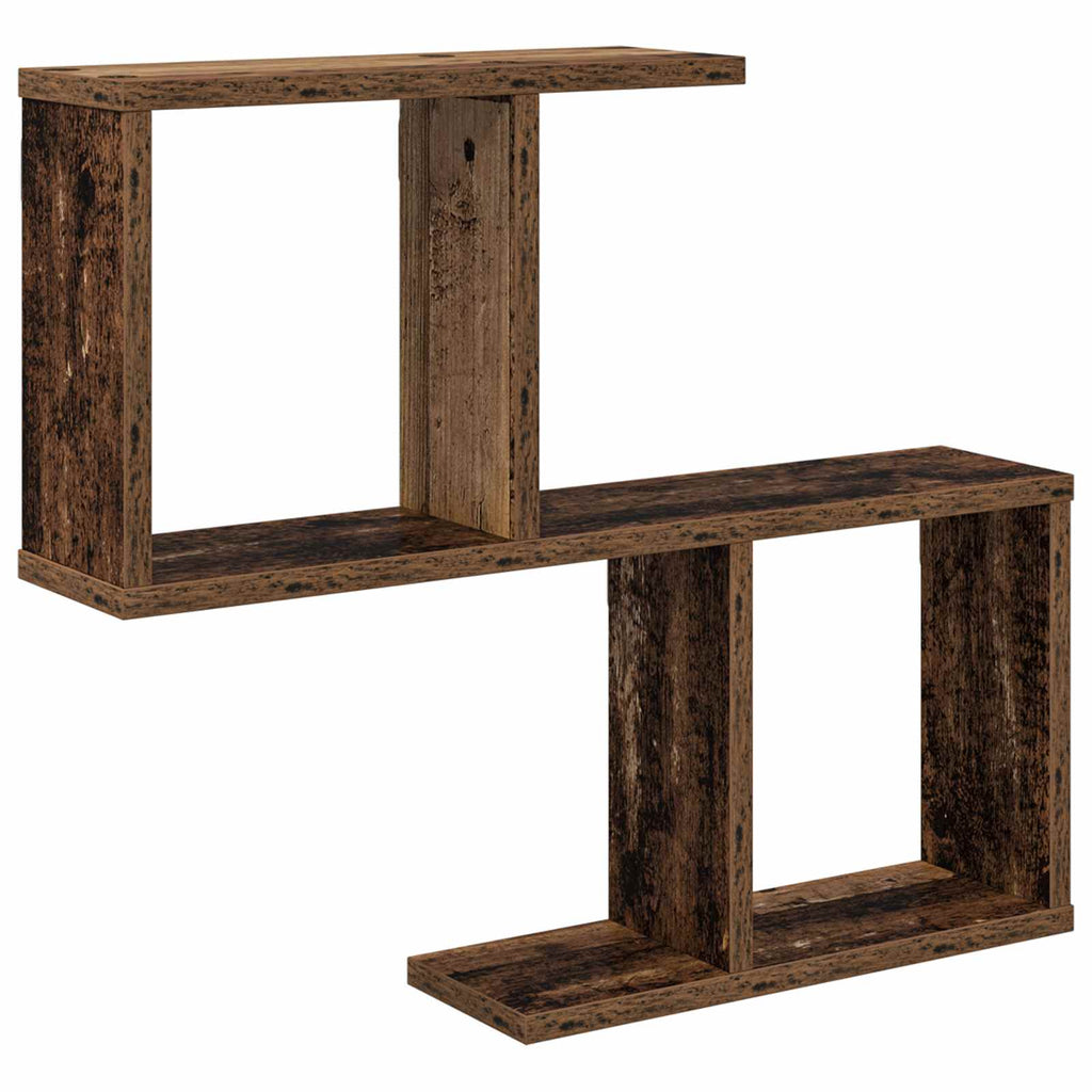 vidaXL Półka ścienna Stare drewno 60 x 12 x 50,5 cm