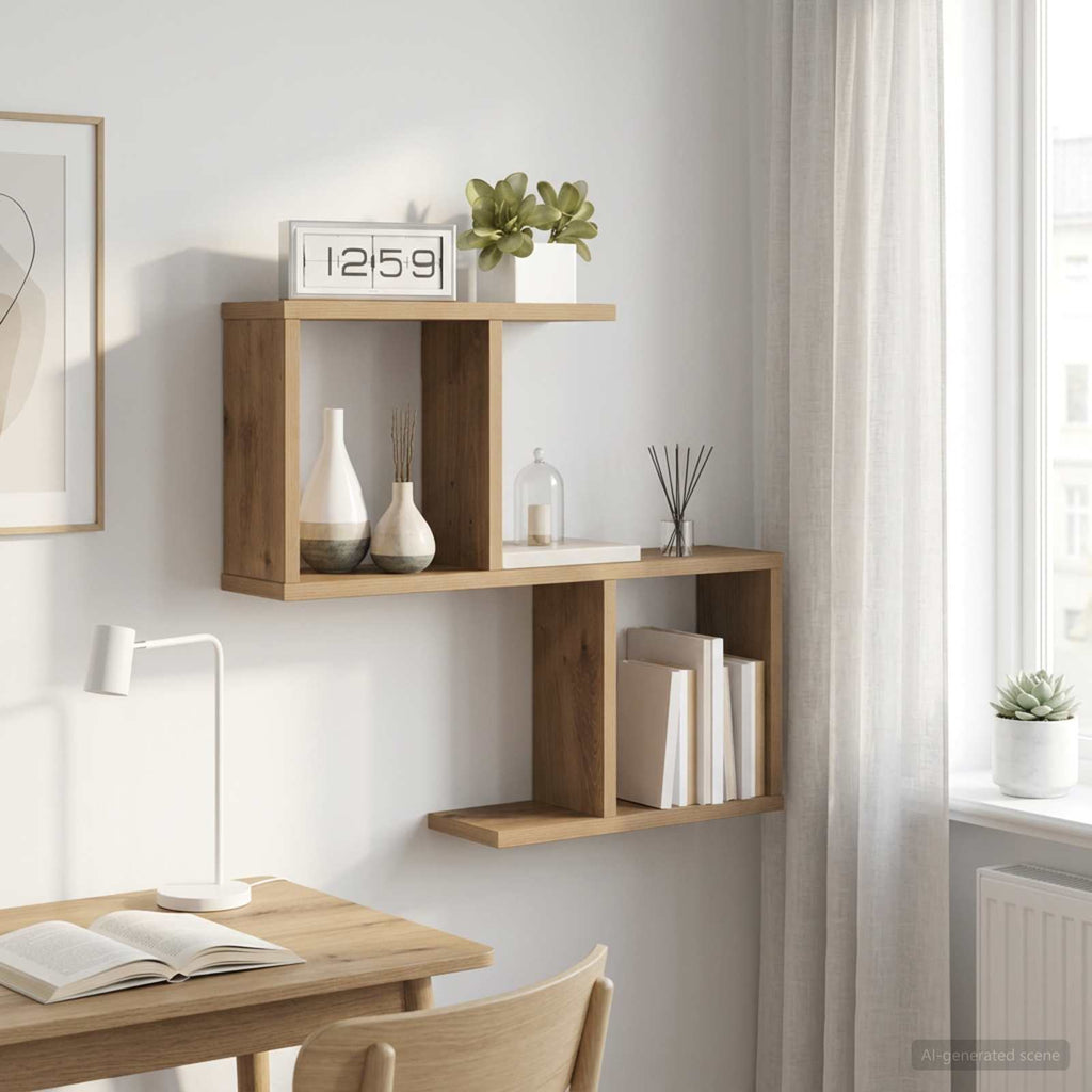 vidaXL Półka ścienna Dąb artisan 60 x 12 x 50,5 cm Drewno inżynieryjne