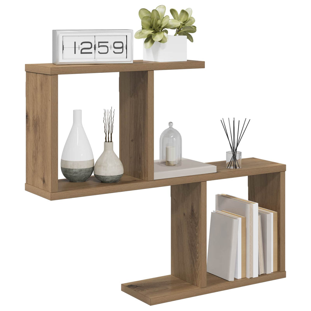 vidaXL Półka ścienna Dąb artisan 60 x 12 x 50,5 cm Drewno inżynieryjne