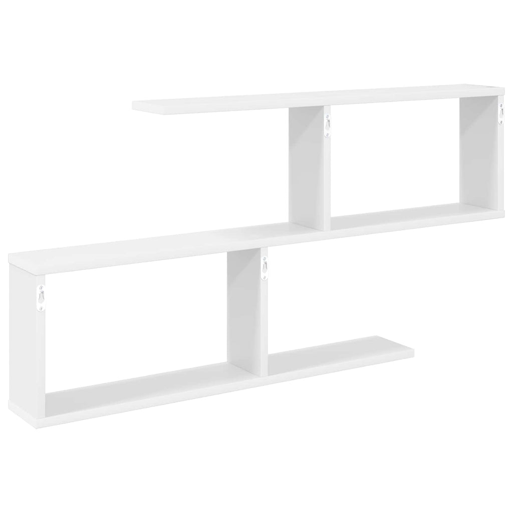 vidaXL Półka ścienna Biały 100 x 12 x 50,5 cm Drewno inżynieryjne