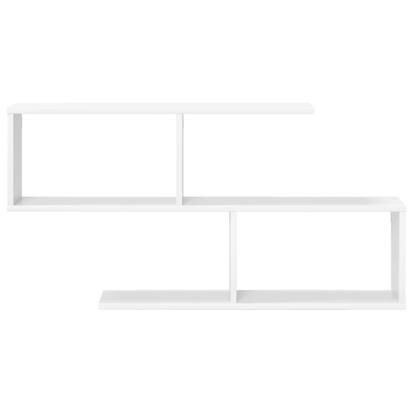 vidaXL Półka ścienna Biały 100 x 12 x 50,5 cm Drewno inżynieryjne