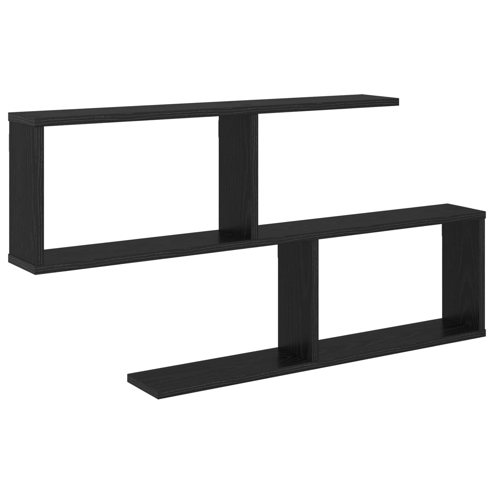 vidaXL Półka ścienna Czarny dąb 100 x 12 x 50,5 cm Drewno inżynieryjne