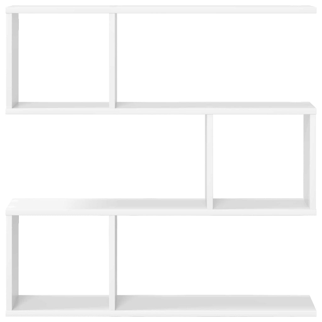 vidaXL Półka ścienna Biały 80 x 12 x 79,5 cm Drewno inżynieryjne