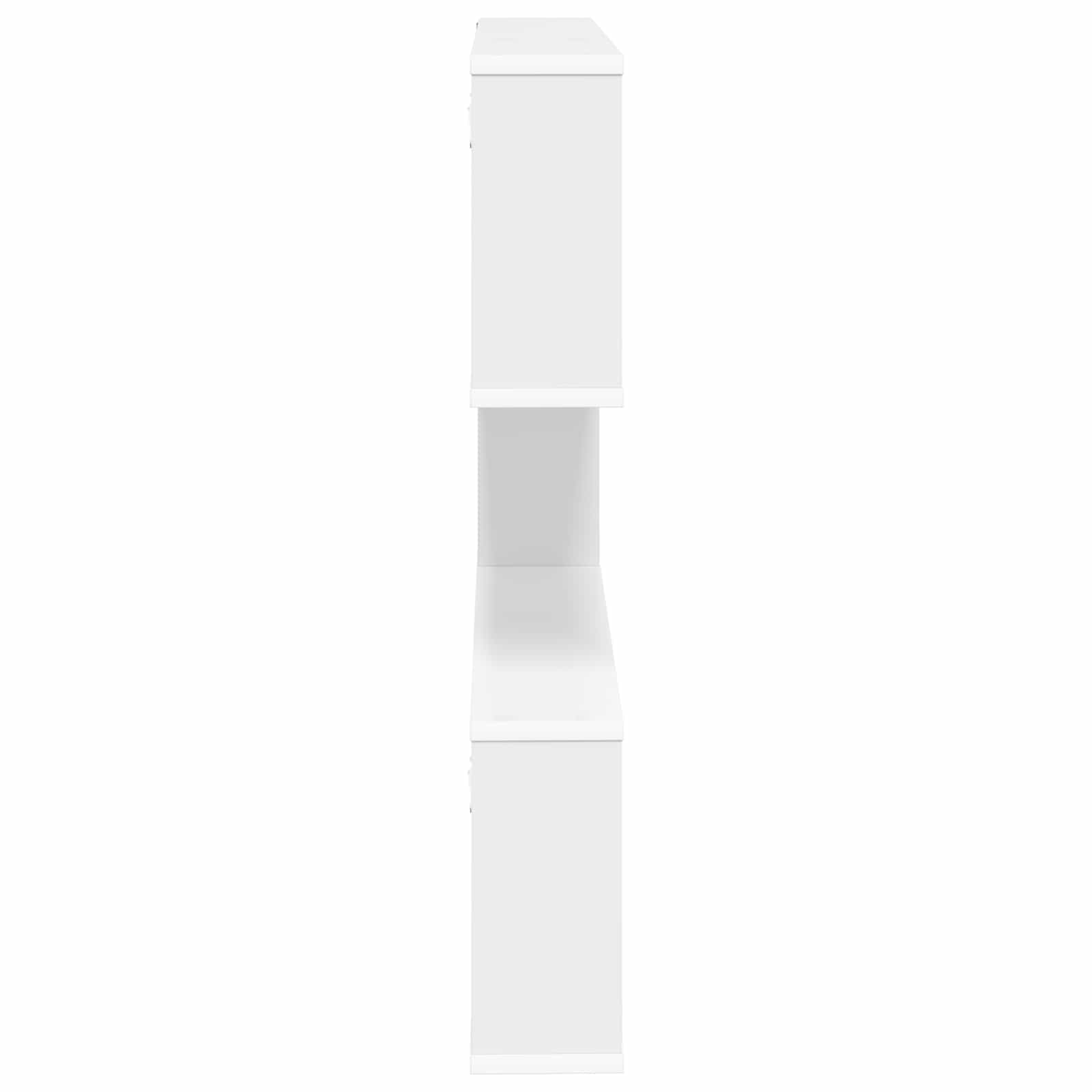 vidaXL Półka ścienna Biały 80 x 12 x 79,5 cm Drewno inżynieryjne