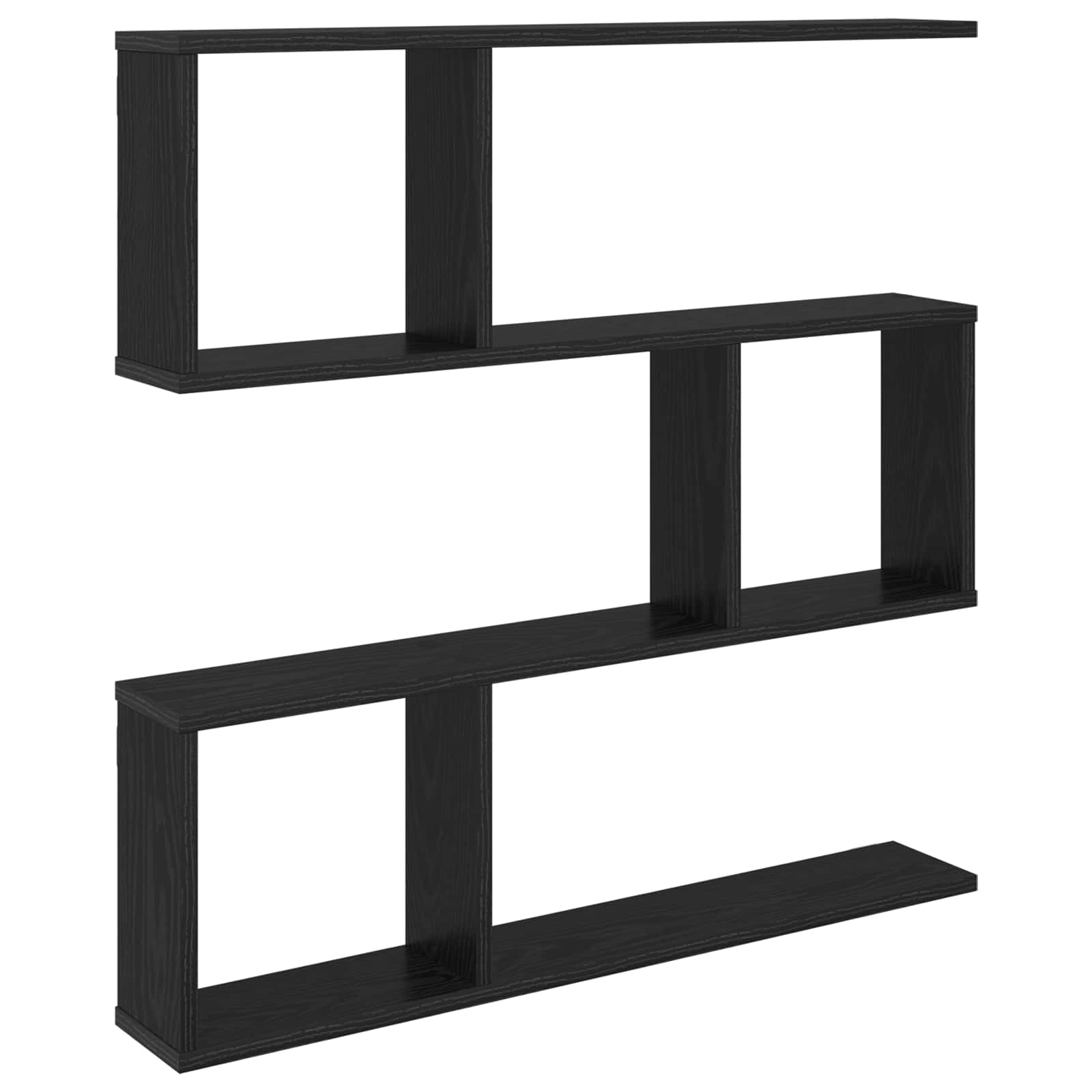 vidaXL Półka ścienna Czarny dąb 80 x 12 x 79,5 cm Drewno inżynieryjne