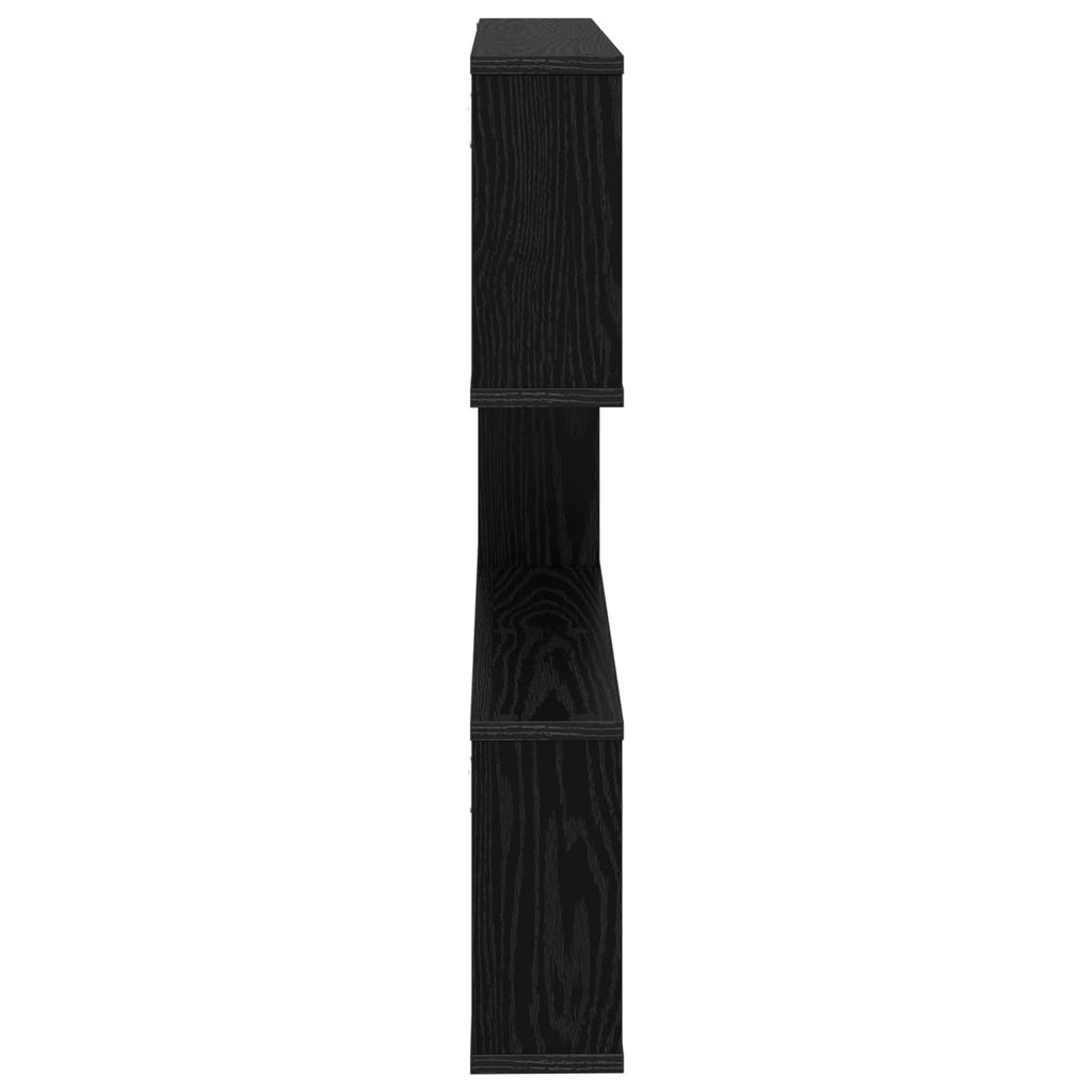 vidaXL Półka ścienna Czarny dąb 80 x 12 x 79,5 cm Drewno inżynieryjne