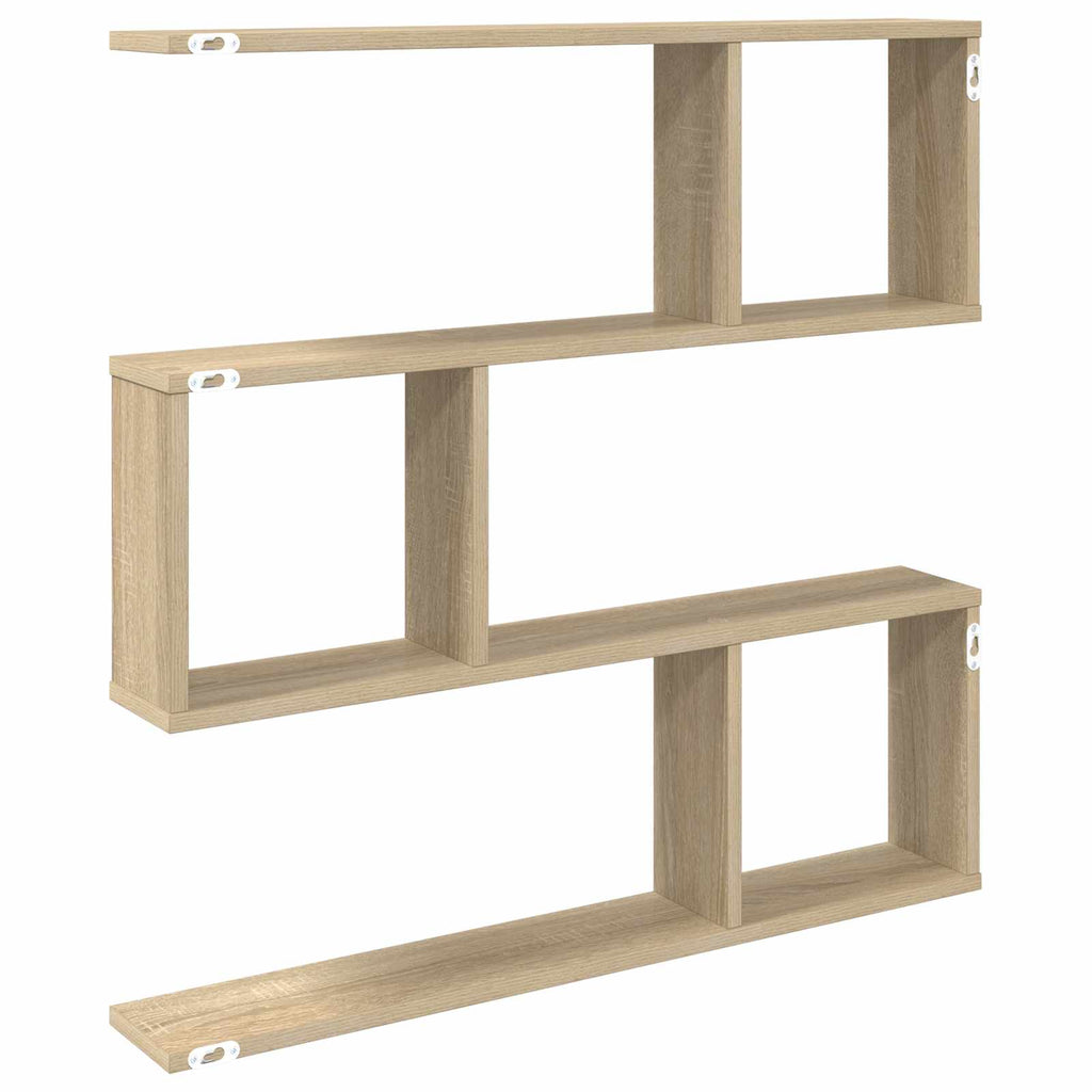 vidaXL Półka ścienna dąb Sonoma 80 x 12 x 79,5 cm Drewno inżynieryjne