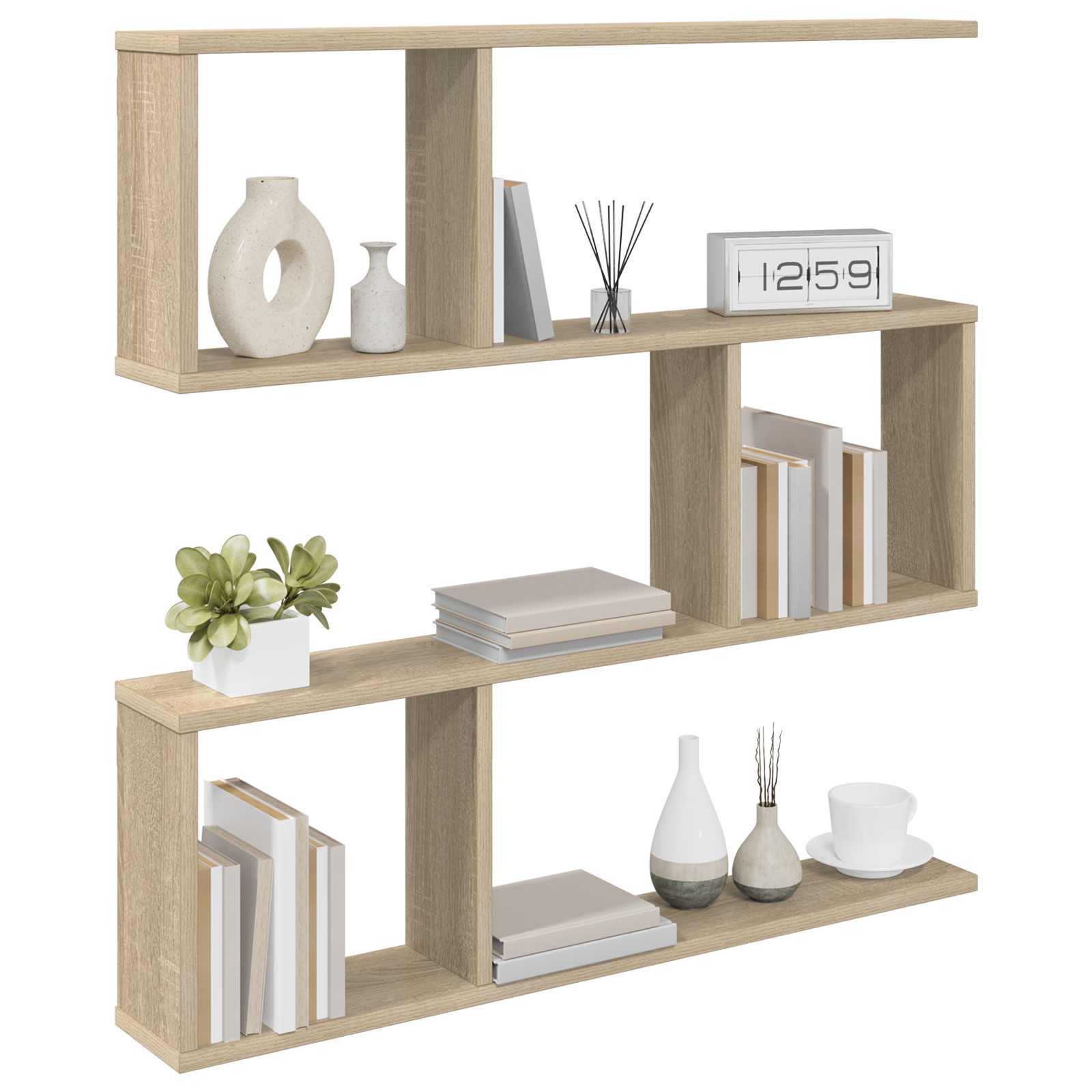 vidaXL Półka ścienna dąb Sonoma 80 x 12 x 79,5 cm Drewno inżynieryjne