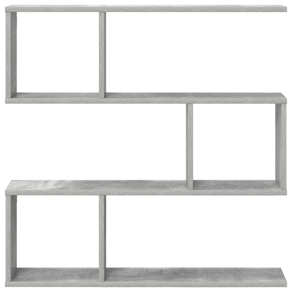 vidaXL Półka ścienna Betonowy szary 80 x 12 x 79,5 cm