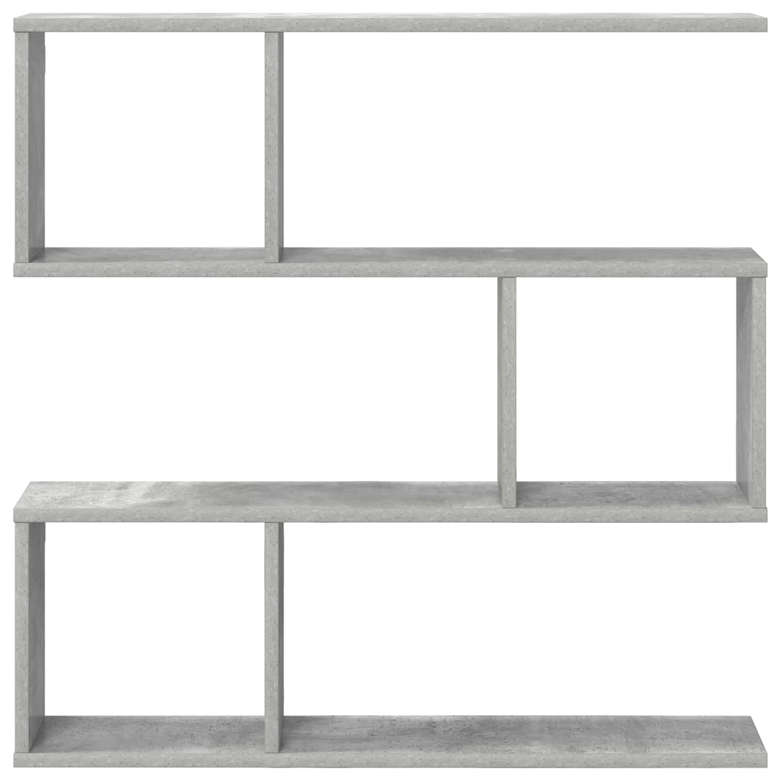 vidaXL Półka ścienna Betonowy szary 80 x 12 x 79,5 cm