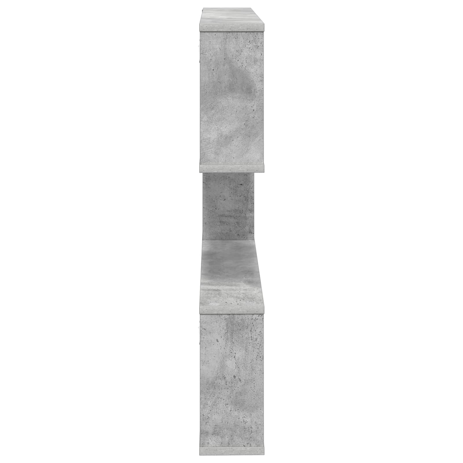 vidaXL Półka ścienna Betonowy szary 80 x 12 x 79,5 cm