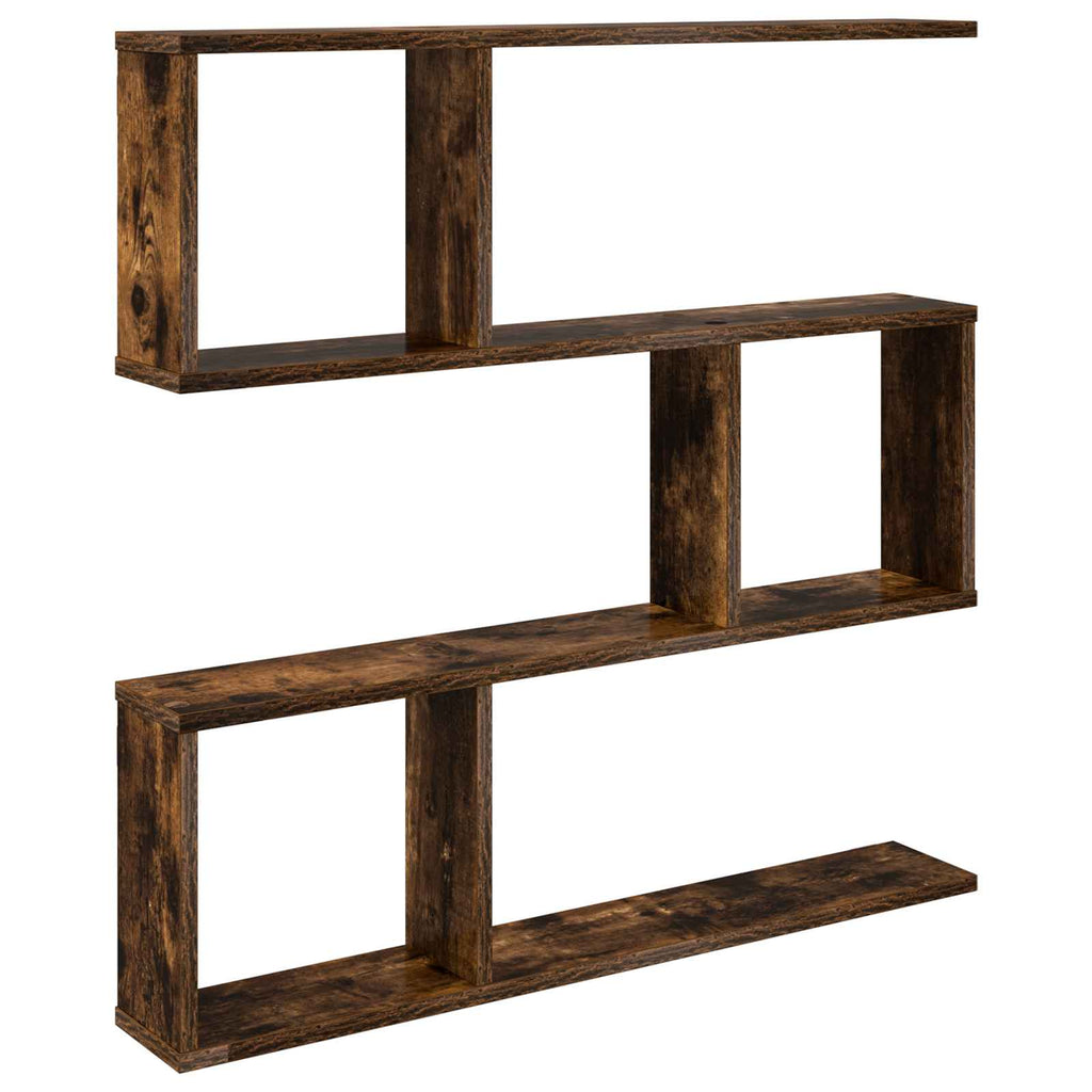 vidaXL Półka ścienna Dąb wędzony 80 x 12 x 79,5 cm Drewno inżynieryjne