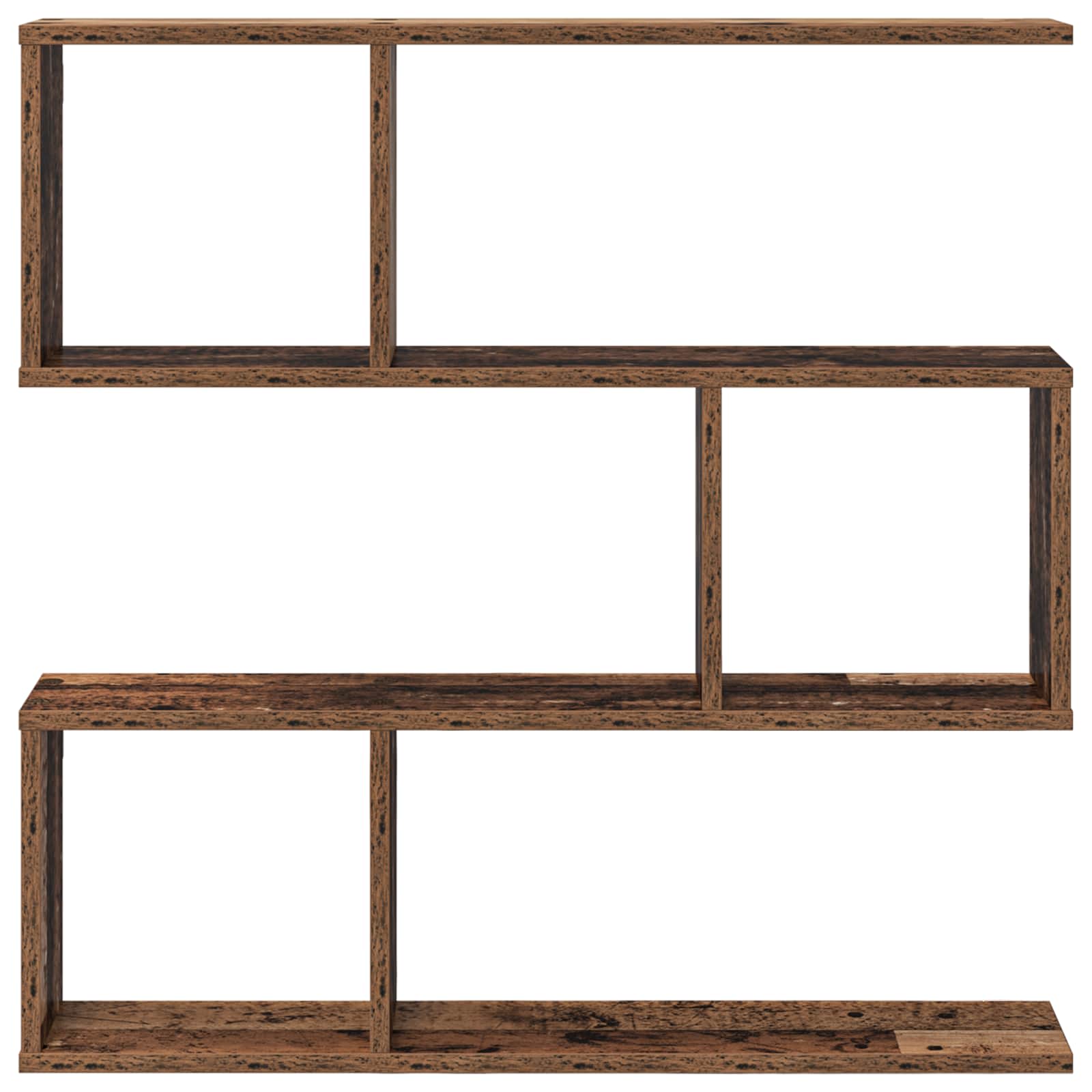 vidaXL Półka ścienna Stare drewno 80 x 12 x 79,5 cm
