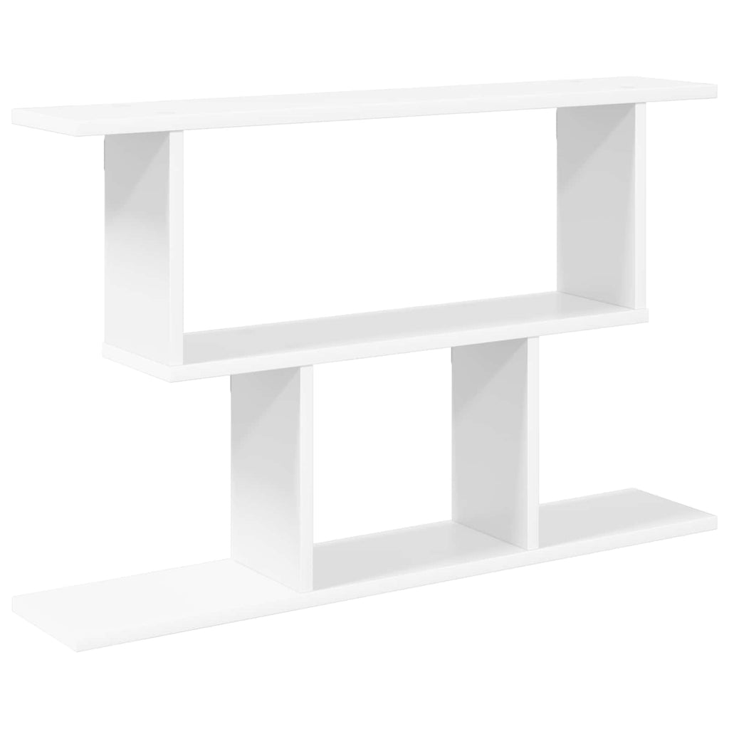 vidaXL Półka ścienna Biały 80 x 15 x 50,5 cm Drewno inżynieryjne