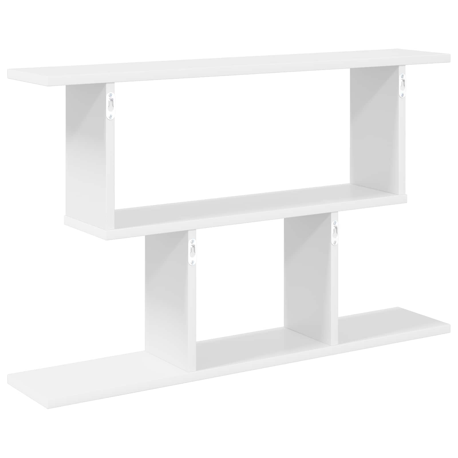 vidaXL Półka ścienna Biały 80 x 15 x 50,5 cm Drewno inżynieryjne