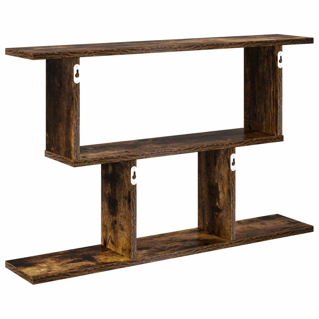 vidaXL Półka ścienna Dąb wędzony 80 x 15 x 50,5 cm Drewno inżynieryjne