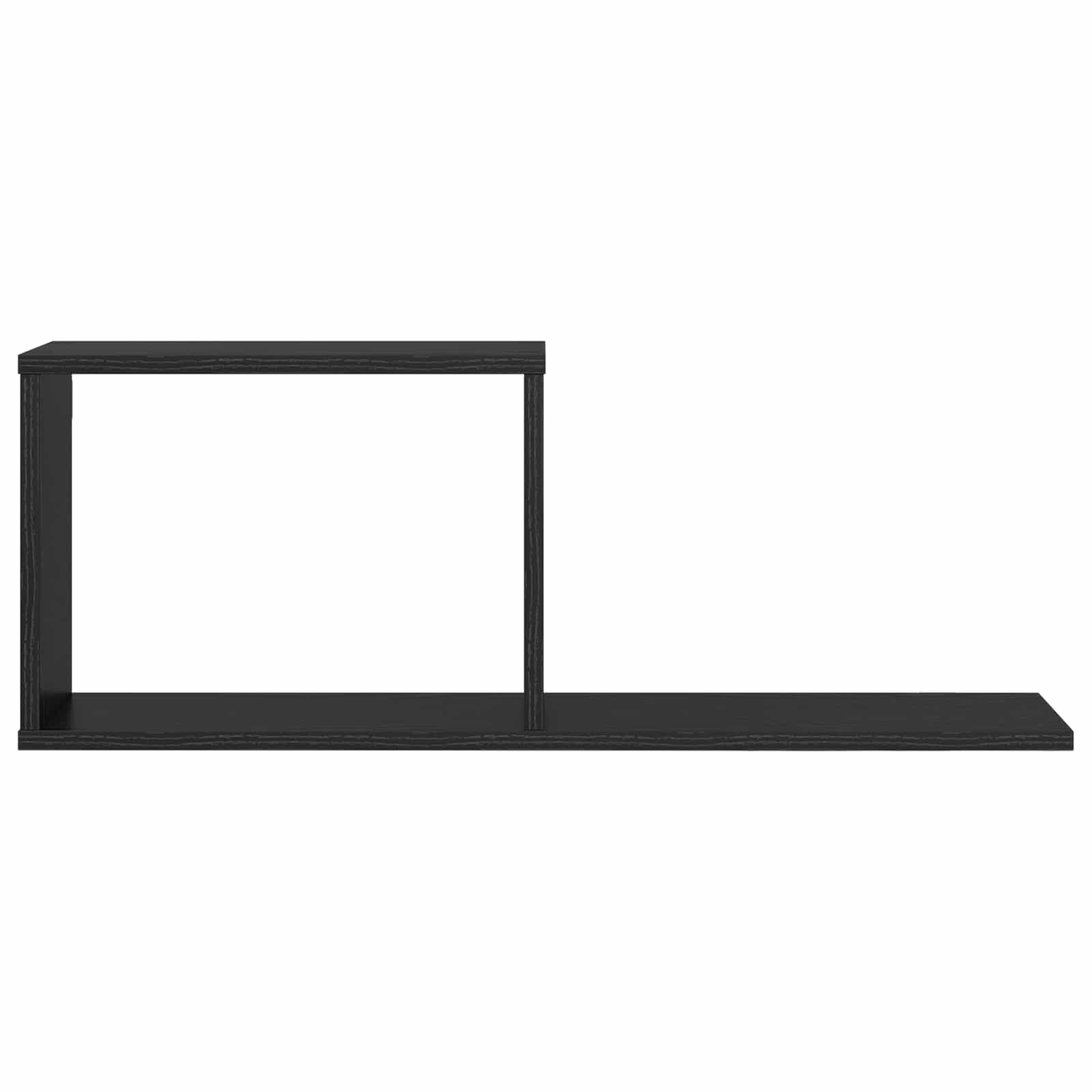 vidaXL Półki wiszące Czarny dąb 80 x 15 x 30 cm Drewno inżynieryjne