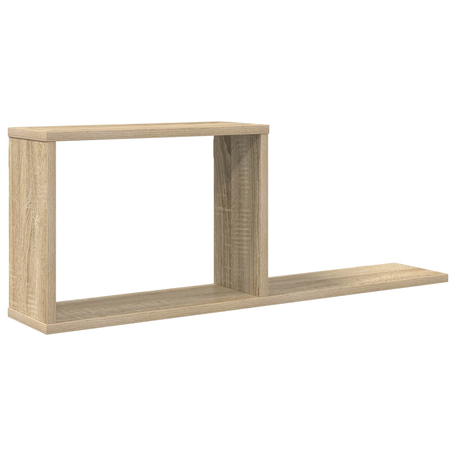 vidaXL Półki wiszące dąb Sonoma 80 x 15 x 30 cm Drewno inżynieryjne