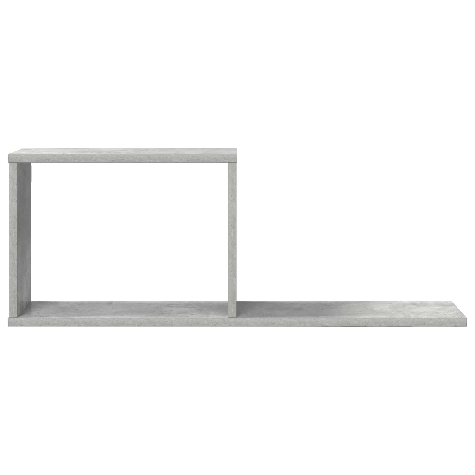 vidaXL Półki wiszące Betonowy szary 80 x 15 x 30 cm