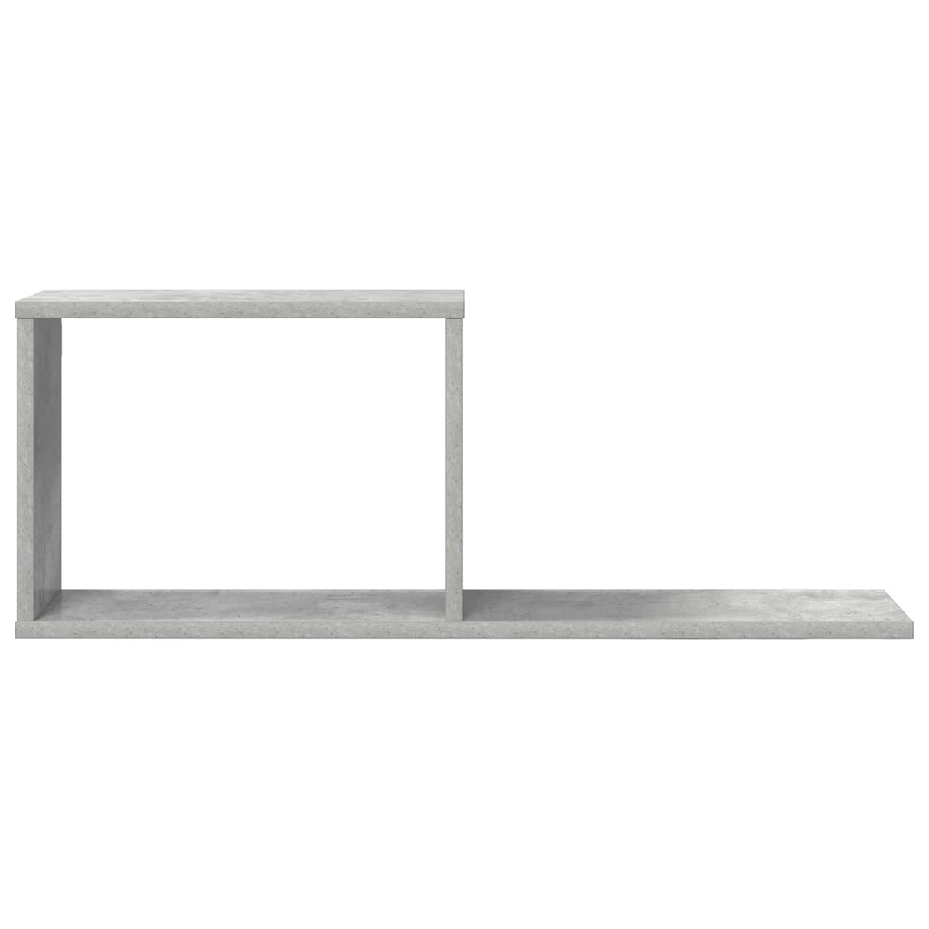 vidaXL Półki wiszące 2 pcs Betonowy szary 80 x 15 x 30 cm