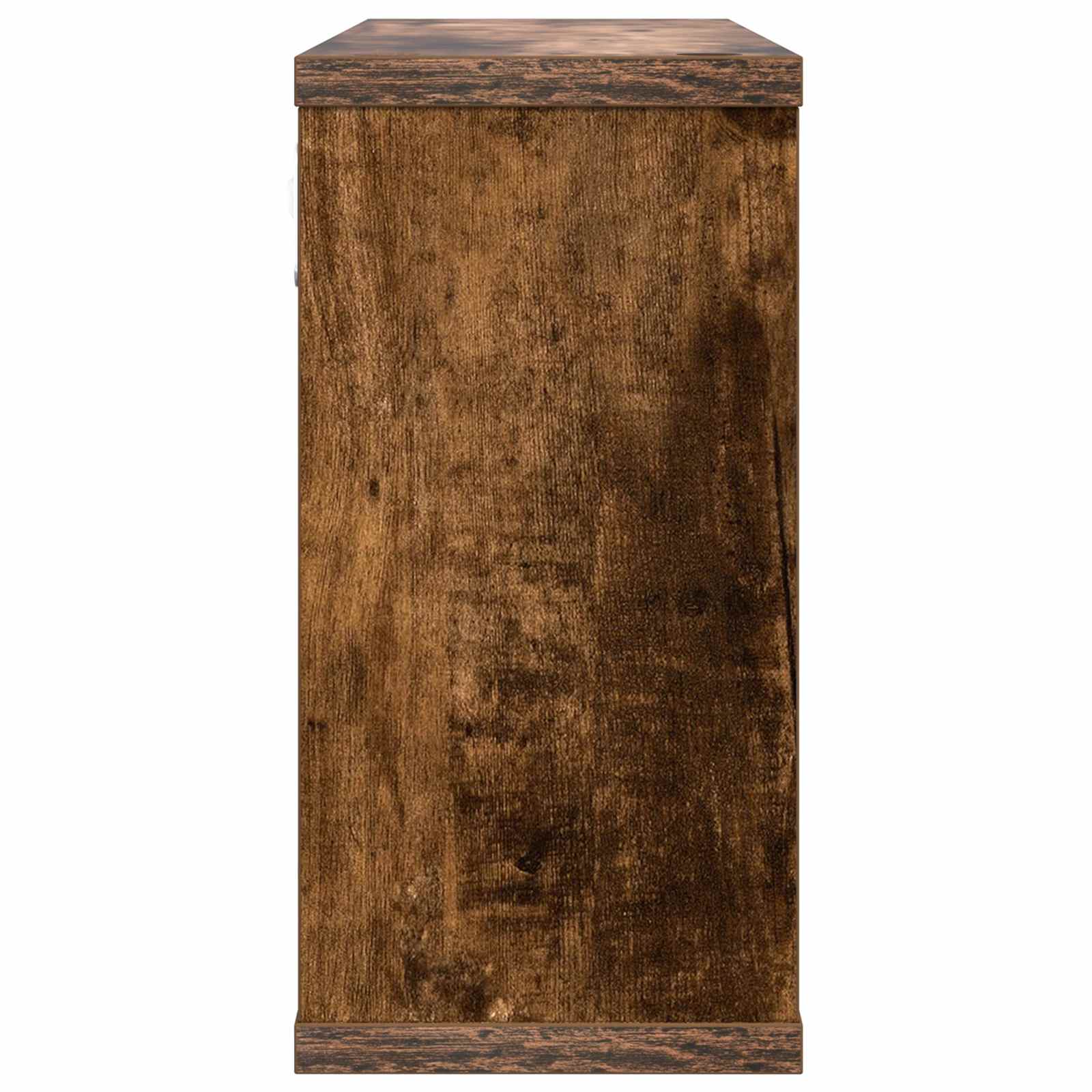 vidaXL Półki wiszące Dąb wędzony 80 x 15 x 30 cm Drewno inżynieryjne