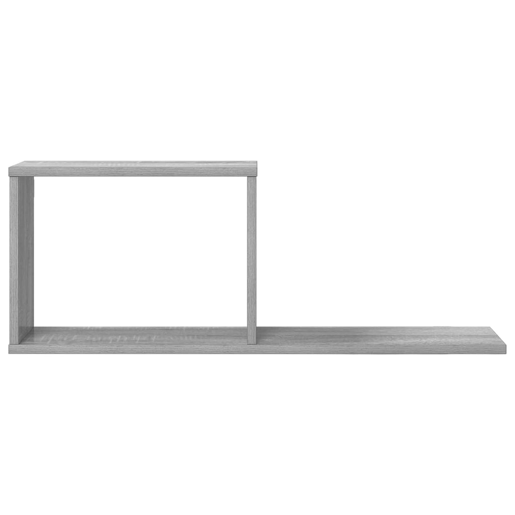 vidaXL Półki wiszące 2 pcs Szary Sonoma 80 x 15 x 30 cm