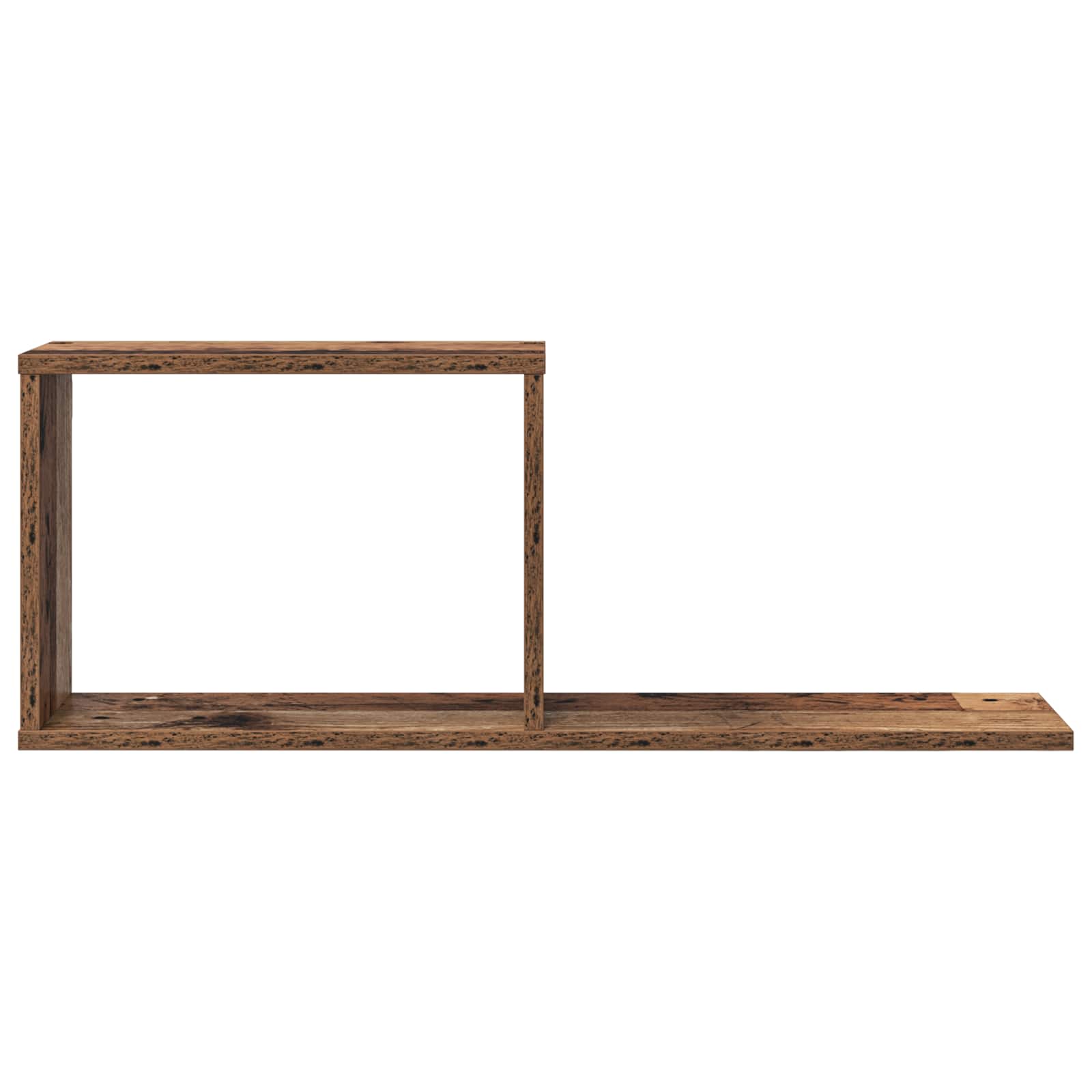 vidaXL Półki wiszące Stare drewno 80 x 15 x 30 cm Drewno inżynieryjne