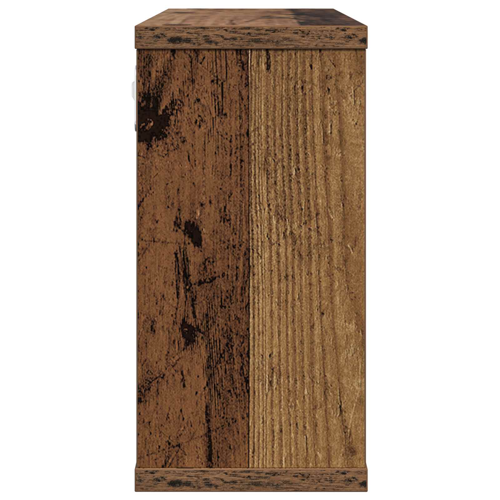 vidaXL Półki wiszące 2 pcs Stare drewno 80 x 15 x 30 cm