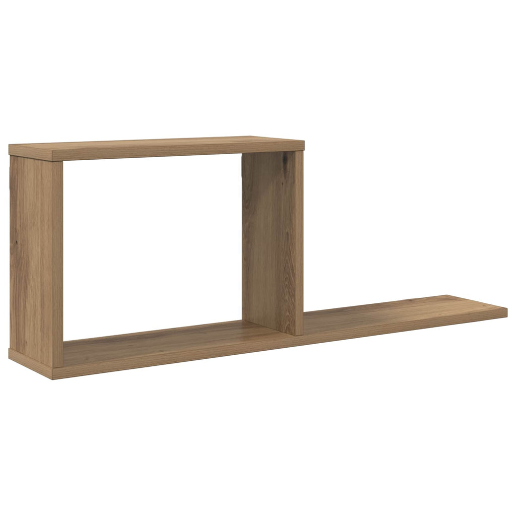 vidaXL Półki wiszące Dąb artisan 80 x 15 x 30 cm Drewno inżynieryjne