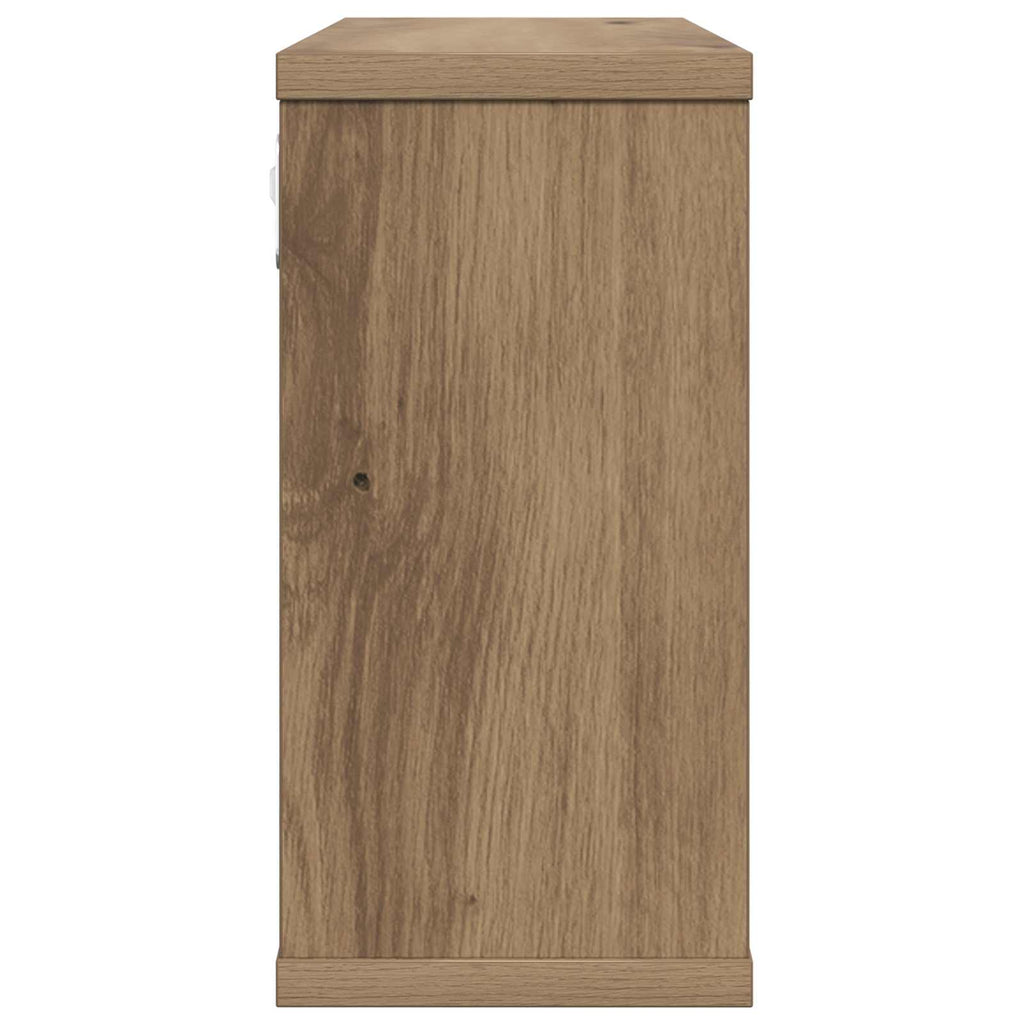 vidaXL Półki wiszące Dąb artisan 80 x 15 x 30 cm Drewno inżynieryjne