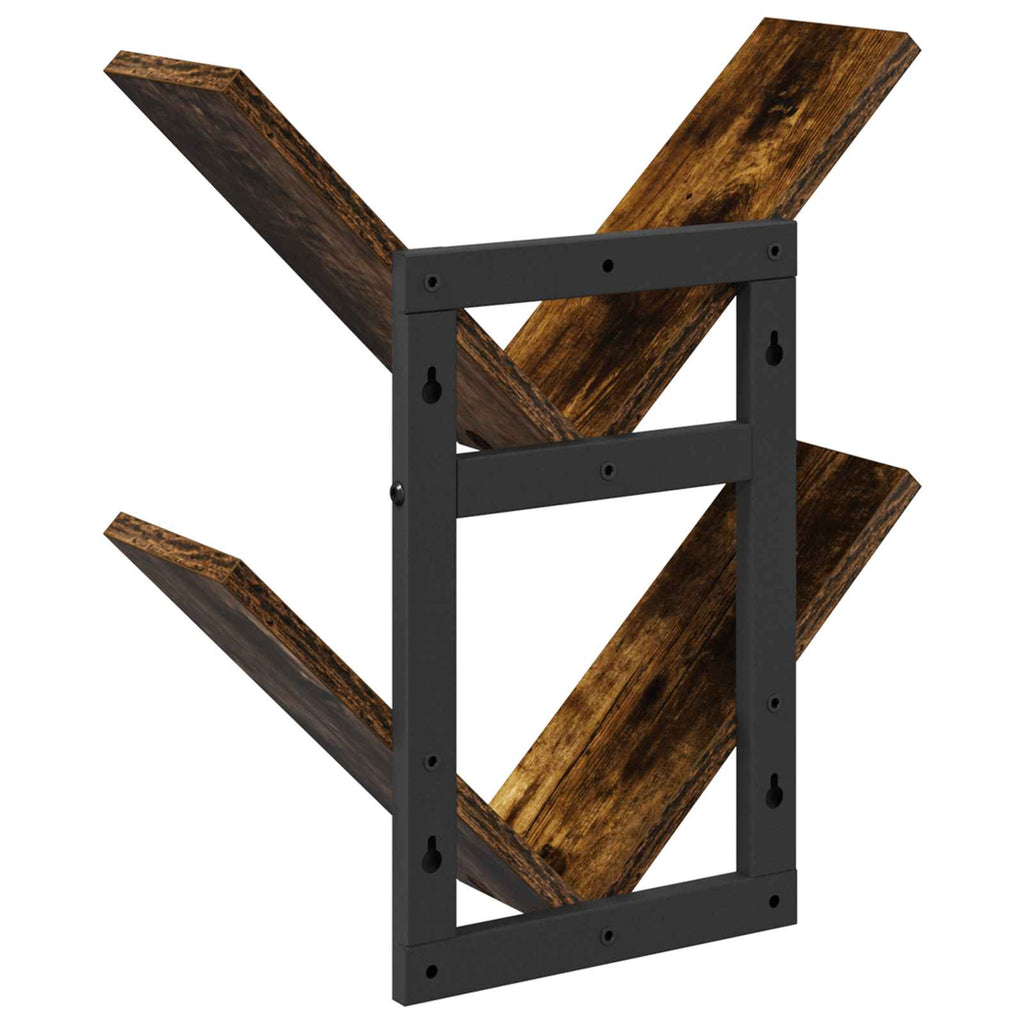 vidaXL Półka wisząca Dąb wędzony 43 x 15 x 47 cm Drewno inżynieryjne