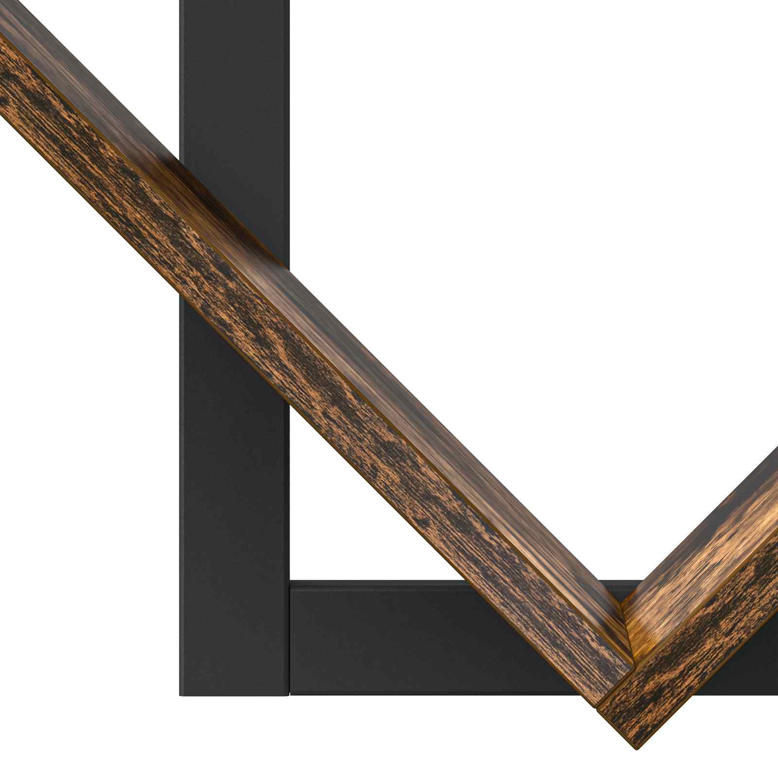 vidaXL Półka wisząca 2 pcs Dąb wędzony 43 x 15 x 47 cm