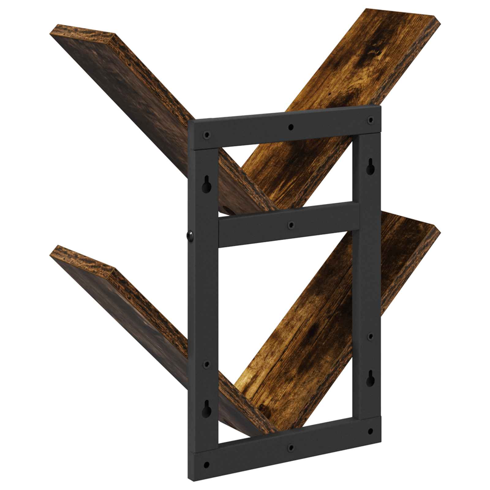 vidaXL Półka wisząca 2 pcs Dąb wędzony 43 x 15 x 47 cm