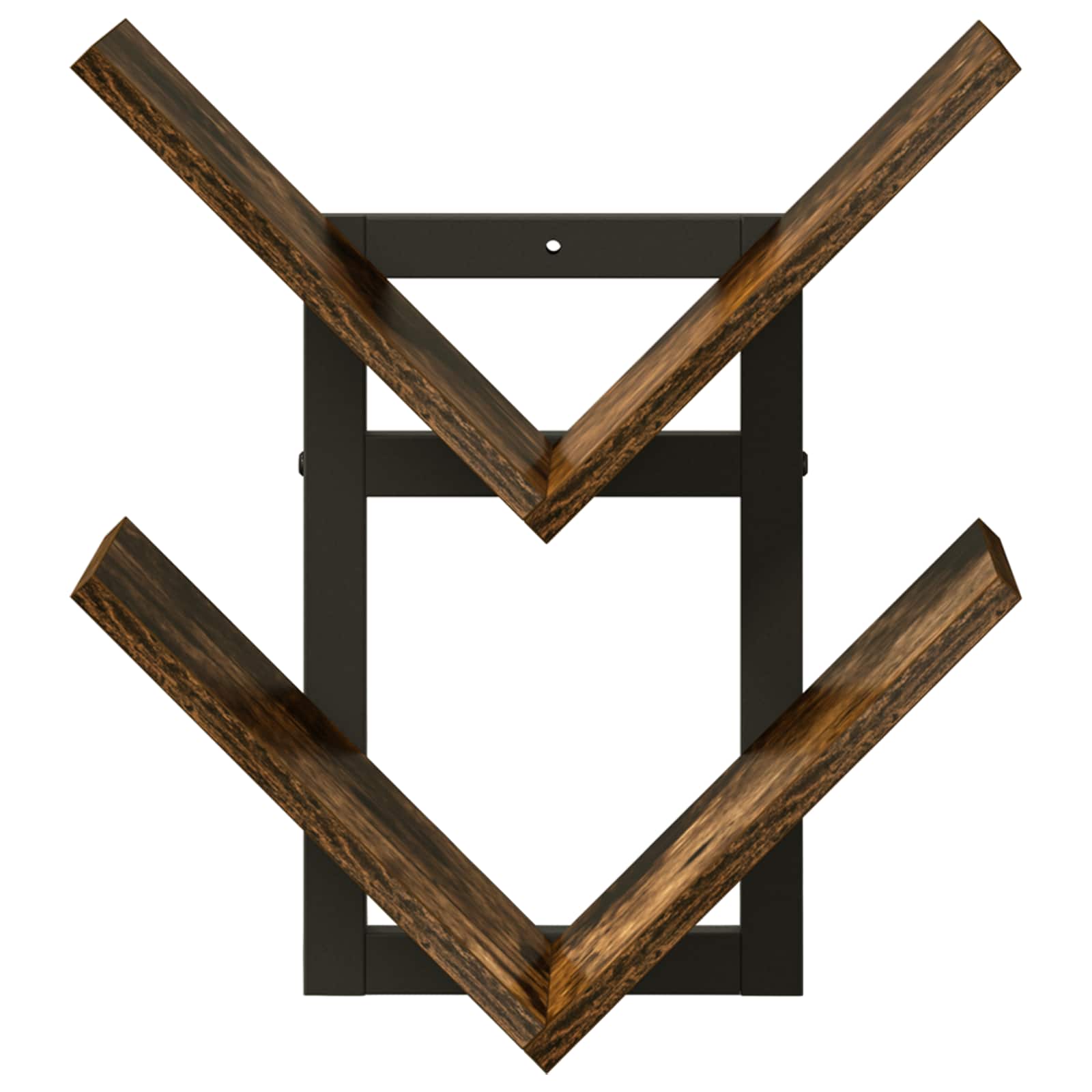 vidaXL Półka wisząca 2 pcs Dąb wędzony 43 x 15 x 47 cm