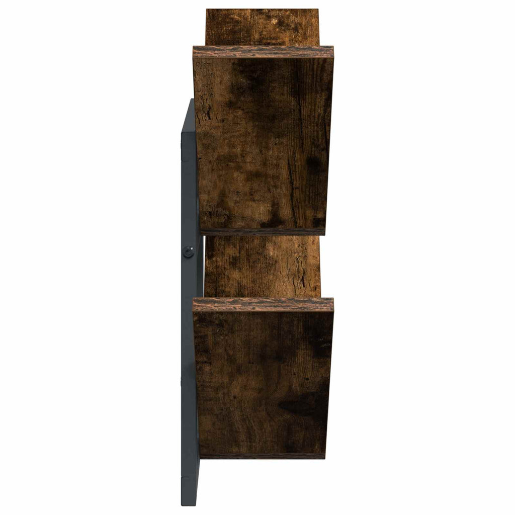 vidaXL Półka wisząca 2 pcs Dąb wędzony 43 x 15 x 47 cm