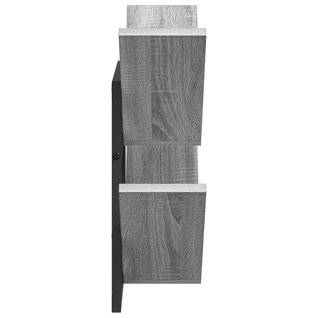 vidaXL Półka wisząca Szary Sonoma 43 x 15 x 47 cm Drewno inżynieryjne