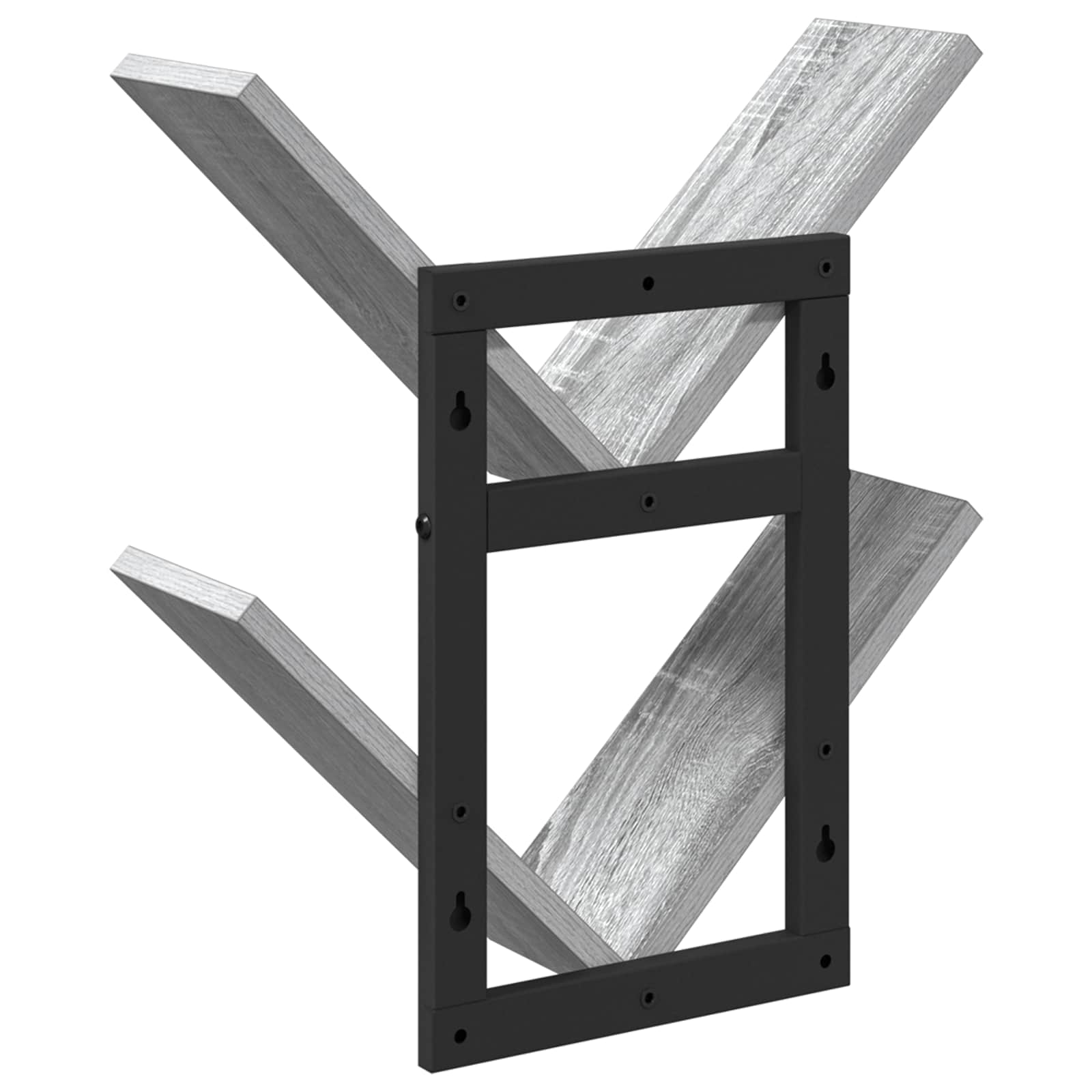 vidaXL Półka wisząca 2 pcs Szary Sonoma 43 x 15 x 47 cm