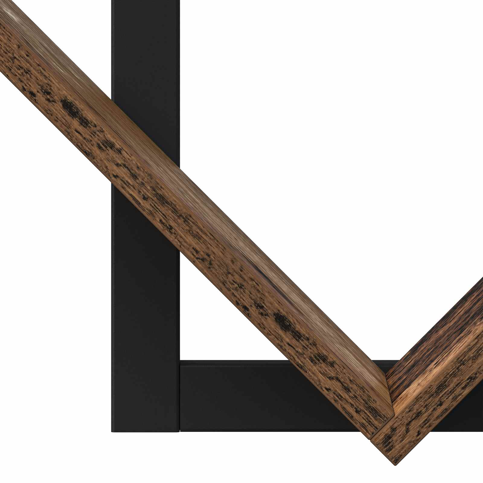 vidaXL Półka wisząca Stare drewno 43 x 15 x 47 cm Drewno inżynieryjne