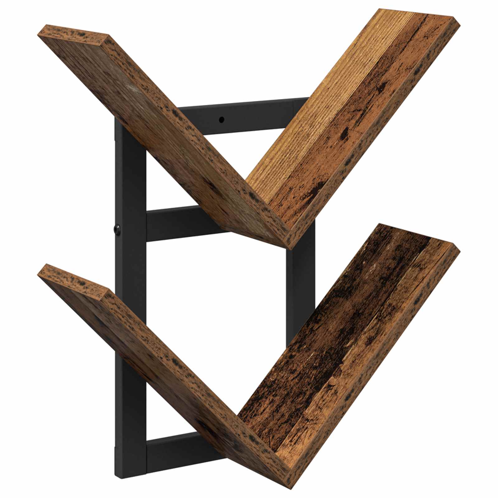 vidaXL Półka wisząca Stare drewno 43 x 15 x 47 cm Drewno inżynieryjne