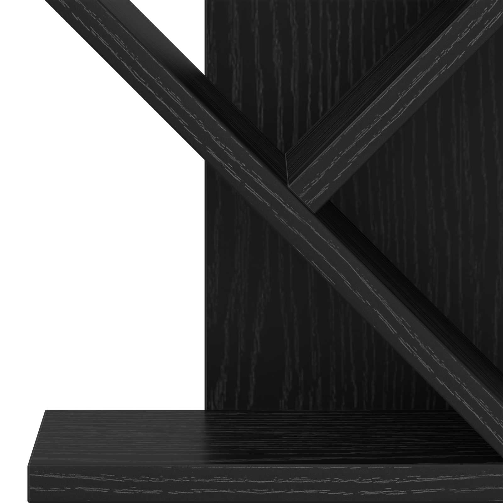 vidaXL Regal na książki w kształcie drzewa 3-poziomowy 30 x 18 x 40 cm