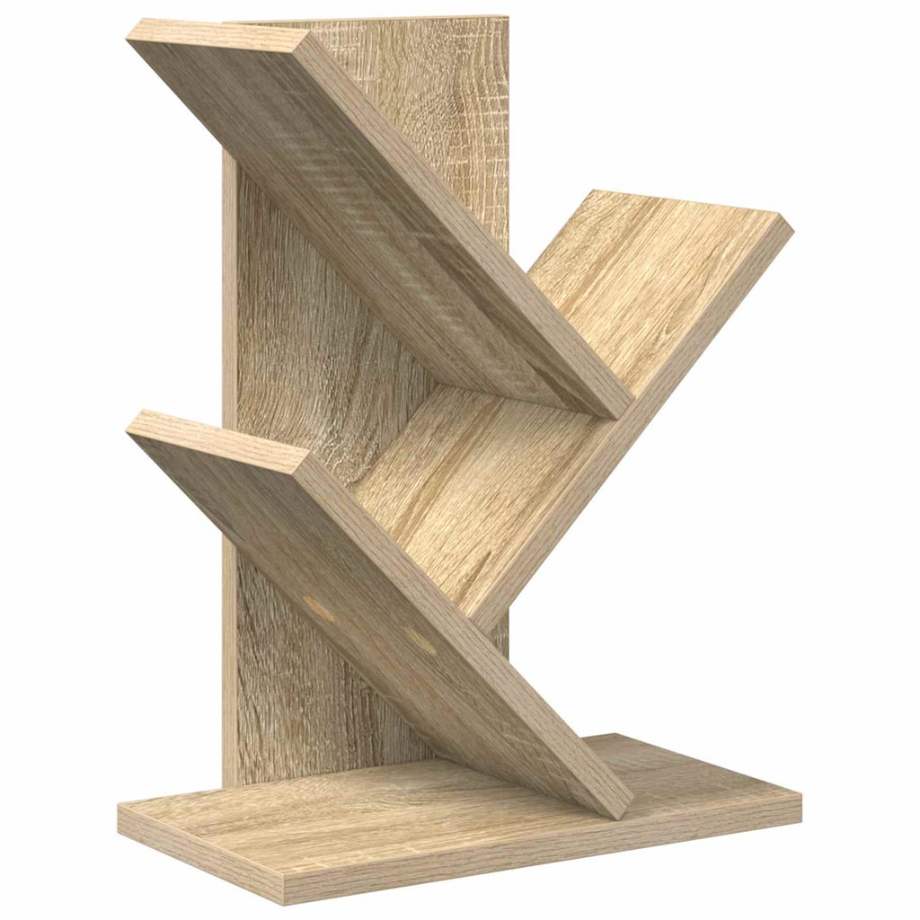 vidaXL Regal na książki w kształcie drzewa 3-poziomowy 30 x 18 x 40 cm