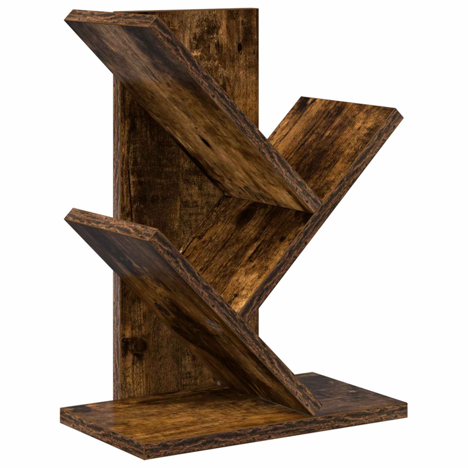 vidaXL Regal na książki w kształcie drzewa 3-poziomowy 30 x 18 x 40 cm