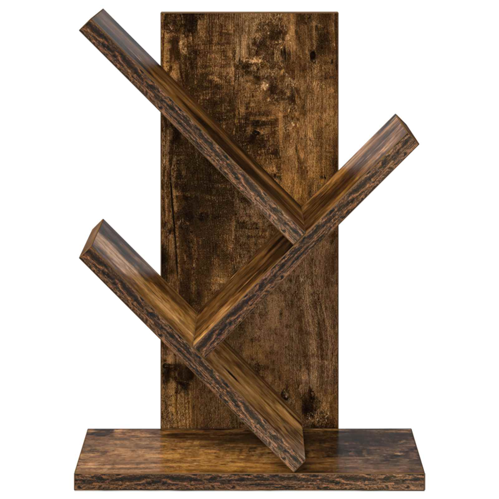 vidaXL Regal na książki w kształcie drzewa 3-poziomowy 30 x 18 x 40 cm