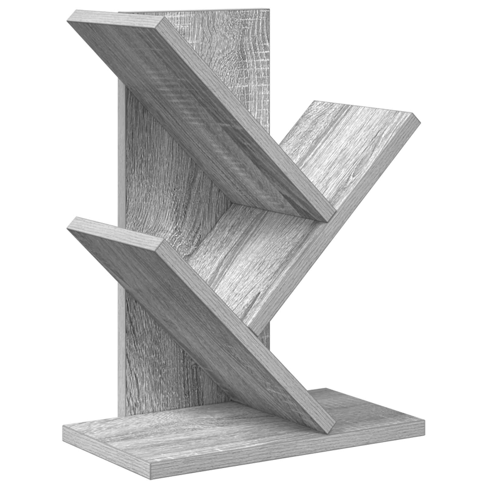 vidaXL Regal na książki w kształcie drzewa 3-poziomowy 30 x 18 x 40 cm
